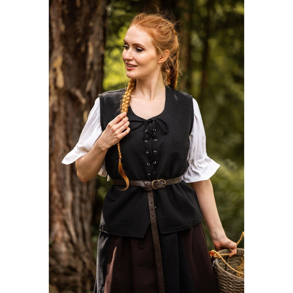 Product image Medieval Cotton Vest Franziska black