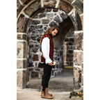 Product image Medieval Noble Velvet Doublet Pierre red