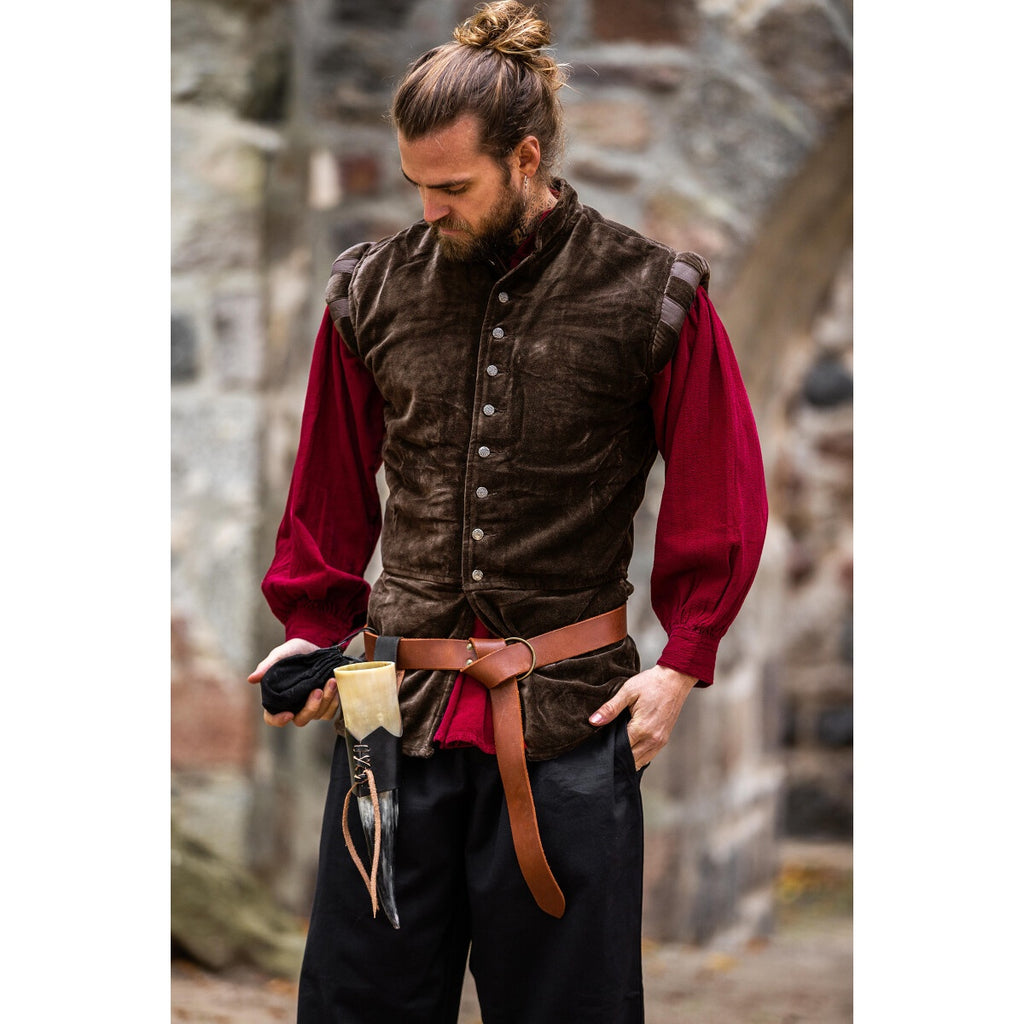 Product image Medieval Noble Velvet Doublet Pierre brown