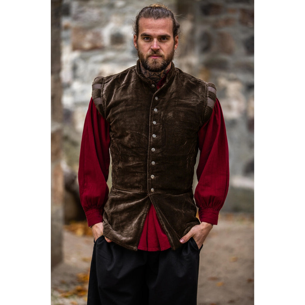 Product image Medieval Noble Velvet Doublet Pierre brown