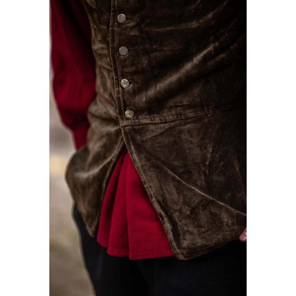 Product image Medieval Noble Velvet Doublet Pierre brown