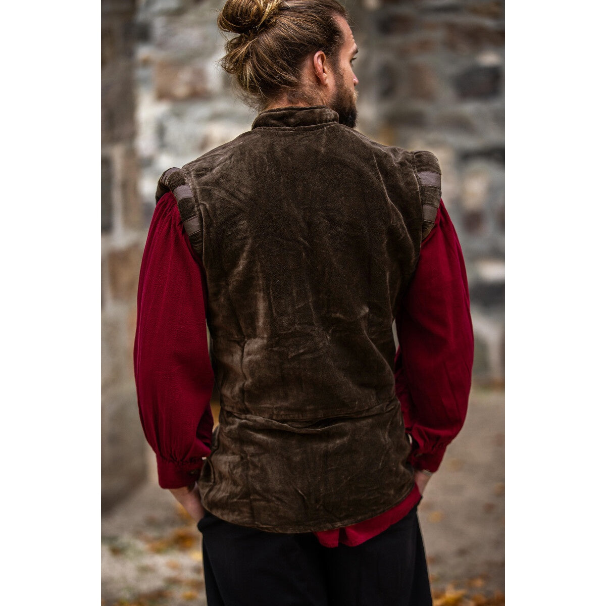 Product image Medieval Noble Velvet Doublet Pierre brown