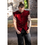 Product image Medieval Padded Velvet Doublet Heinrich Red