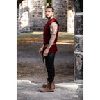 Product image Medieval Padded Velvet Doublet Heinrich Red