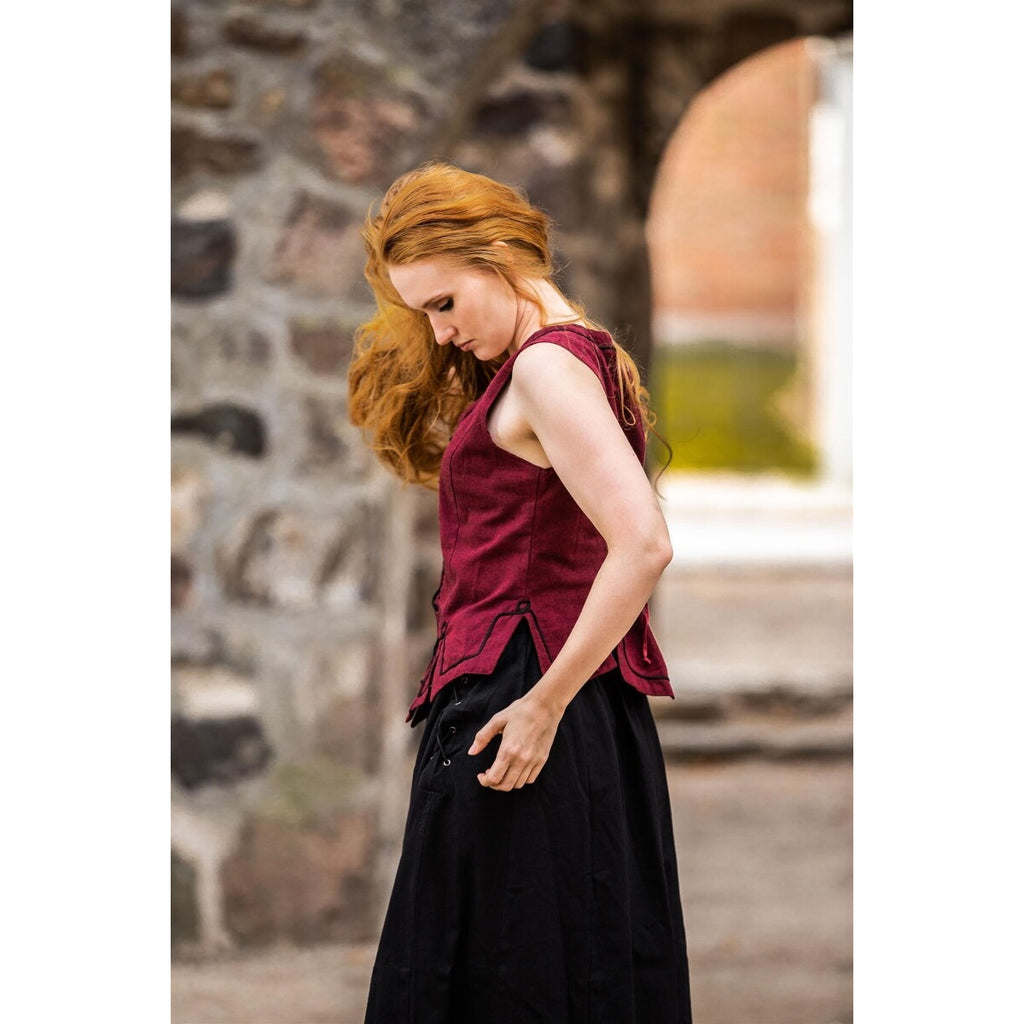 Product image Medieval Bodice Vest Selma red