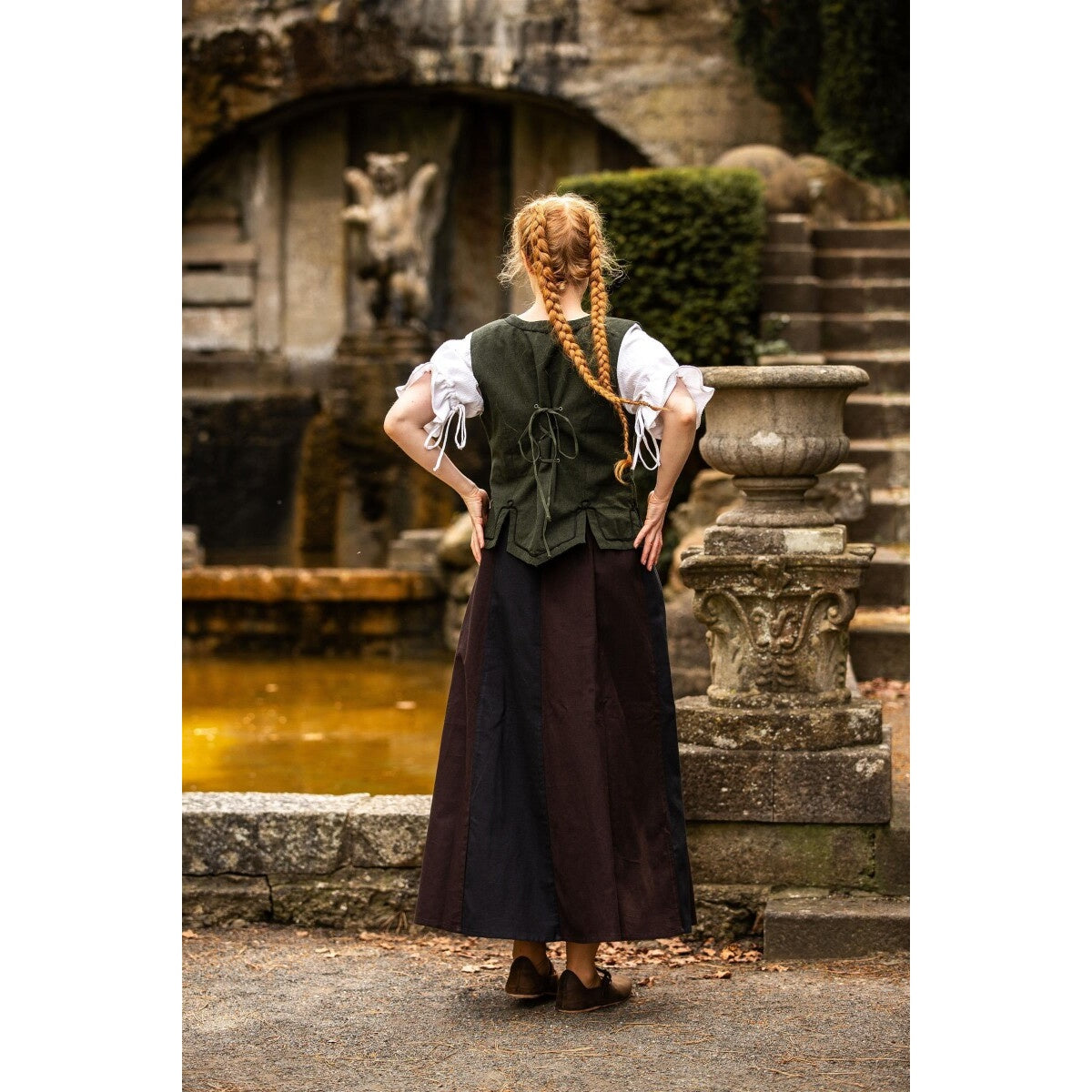 Product image Medieval Bodice Vest Selma green