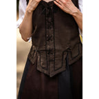 Product image Medieval Bodice Vest Selma dark brown