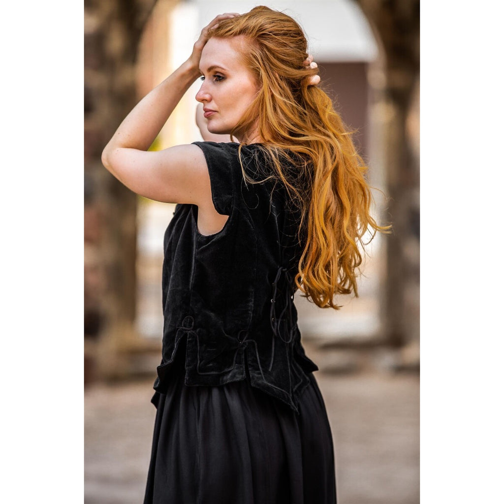 Product image Medieval Velvet Bodice Vest Adrienne black