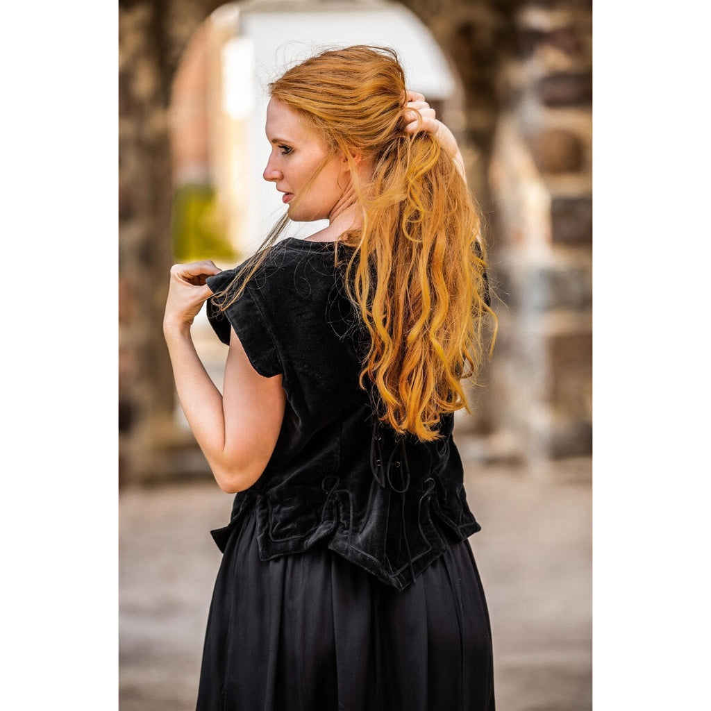 Product image Medieval Velvet Bodice Vest Adrienne black