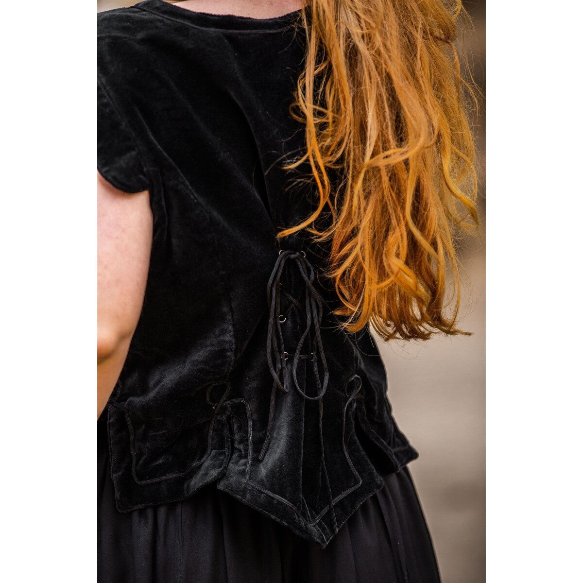 Product image Medieval Velvet Bodice Vest Adrienne black