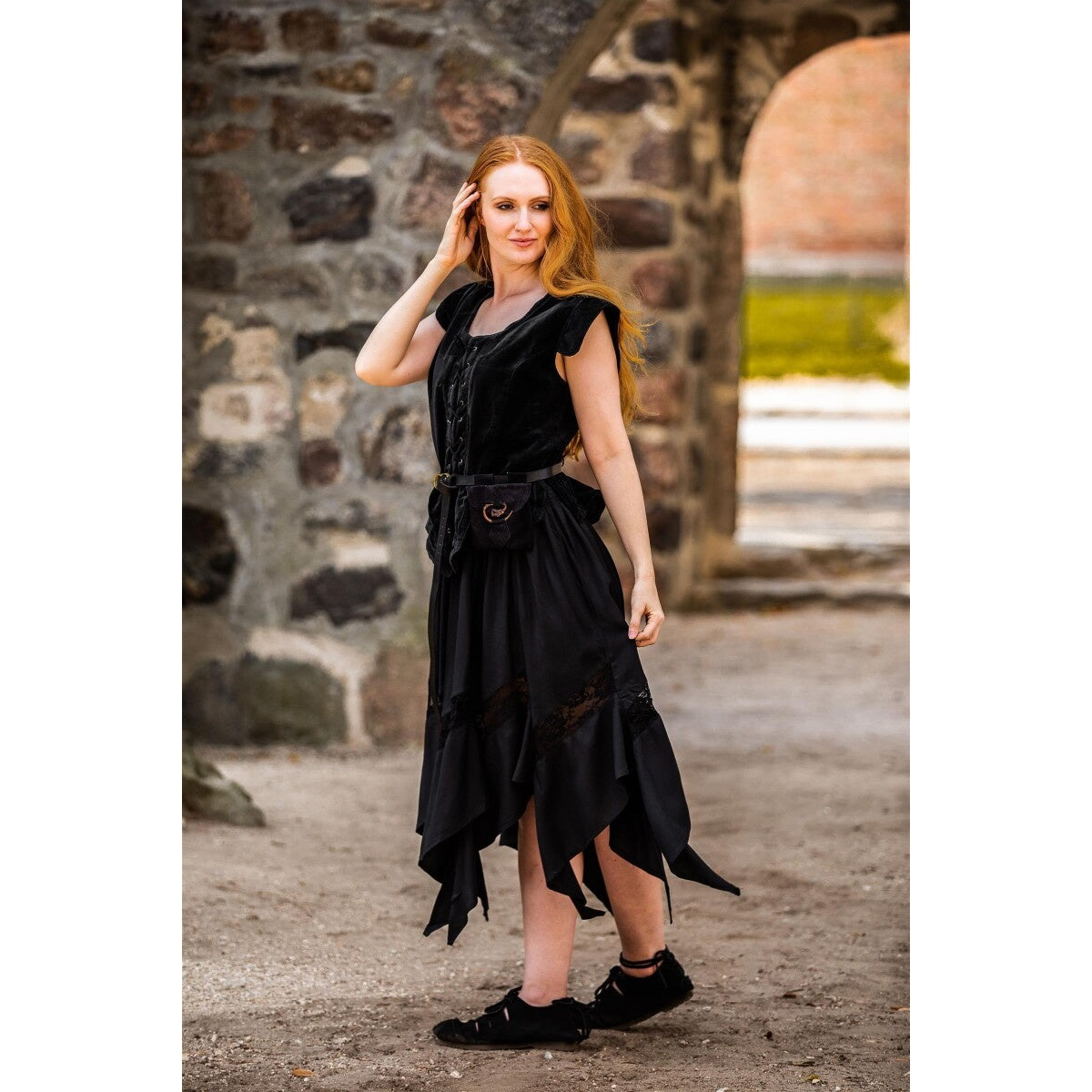 Product image Medieval Velvet Bodice Vest Adrienne black