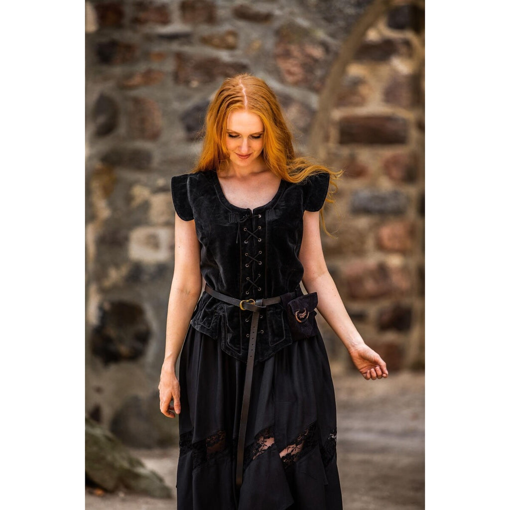 Product image Medieval Velvet Bodice Vest Adrienne black