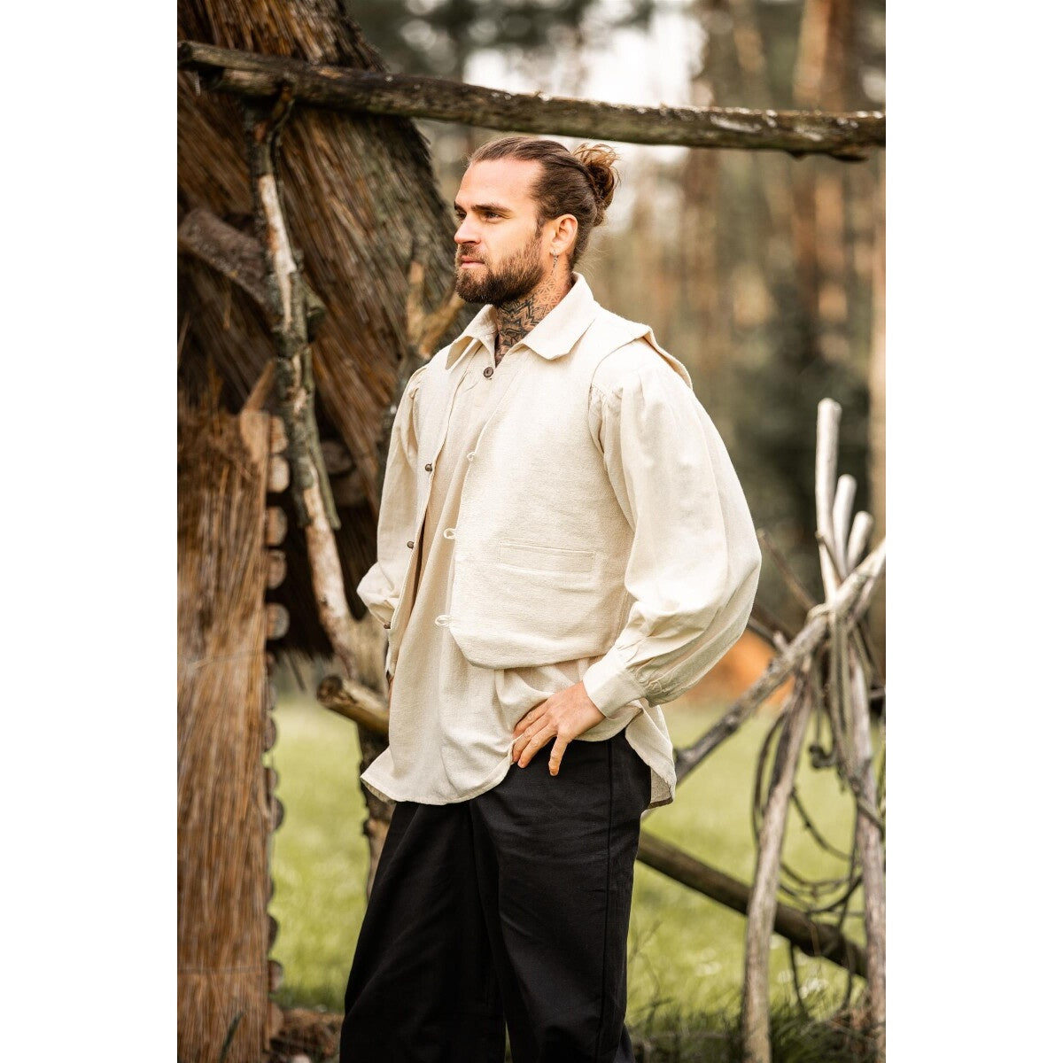 Product image Medieval Handwoven Vest Lutz beige