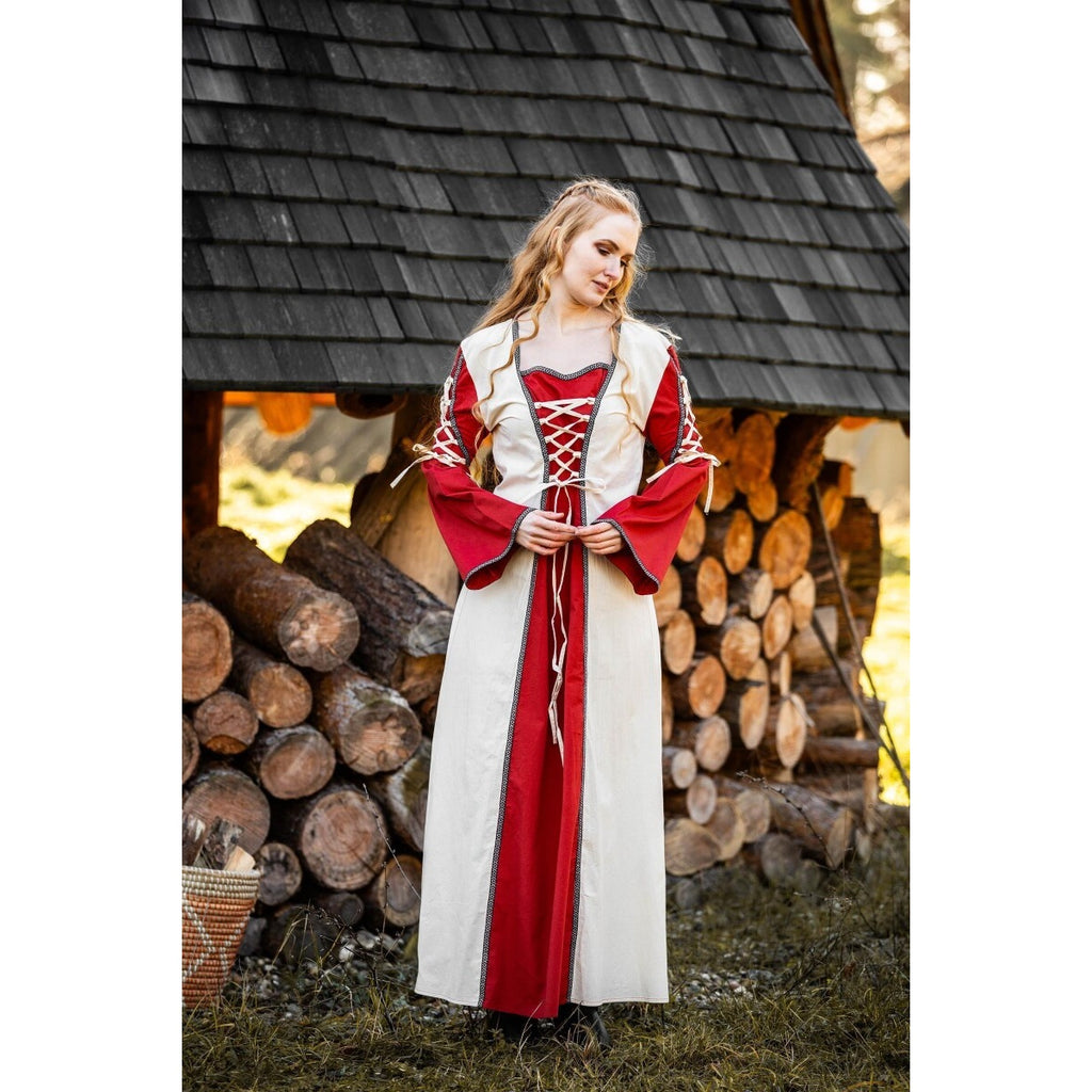 Product image Medieval Dress Amalia beige-red