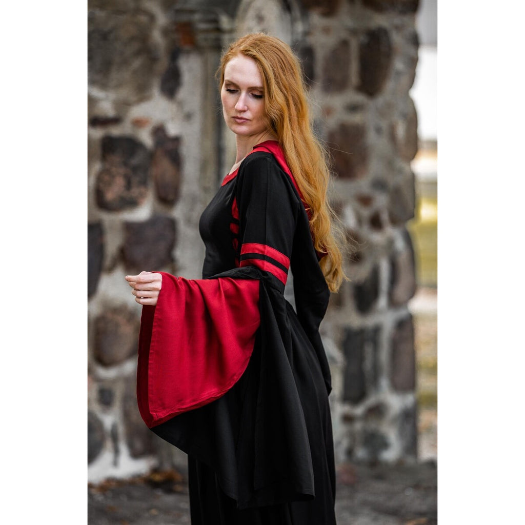 Product image Medieval Hooded Dress Isolde black-red