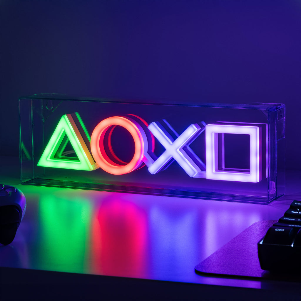 Product image PlayStation - Neon Symbols Table Lamp
