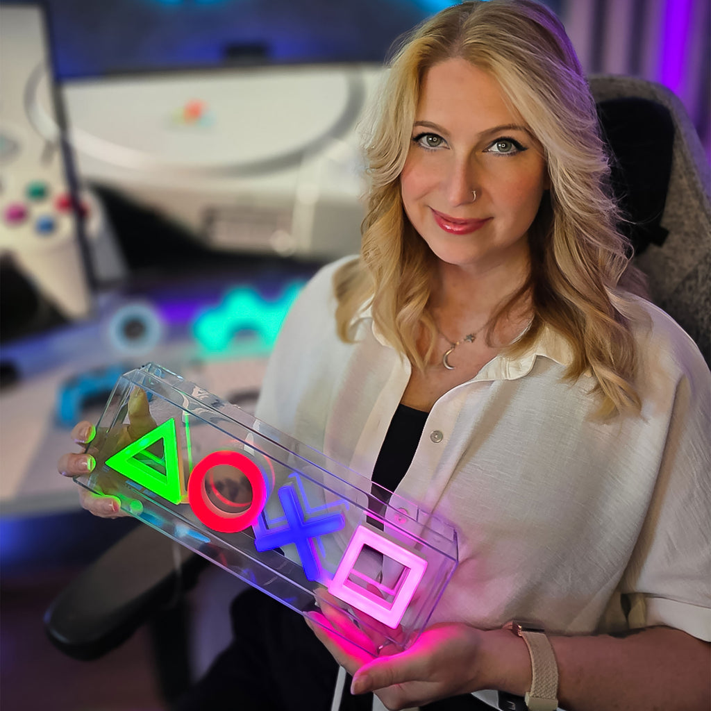 Product image PlayStation - Neon Symbols Table Lamp