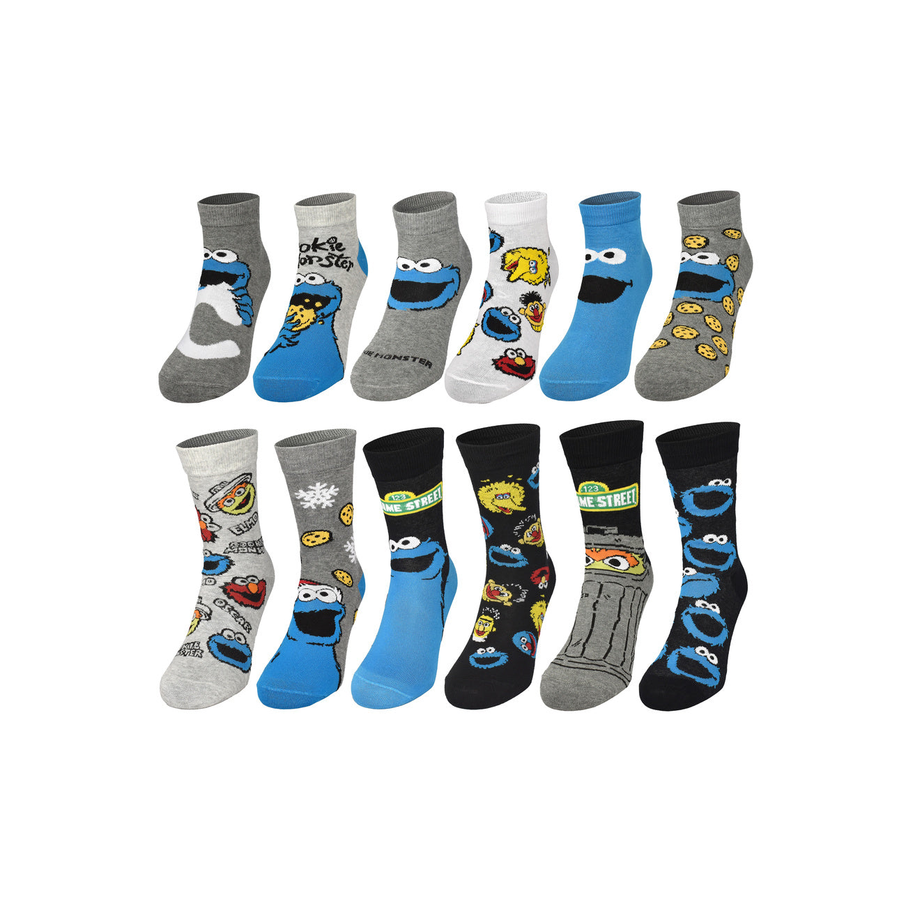 Product image Sesame Street - Cookie Monster Socks Advent Calendar