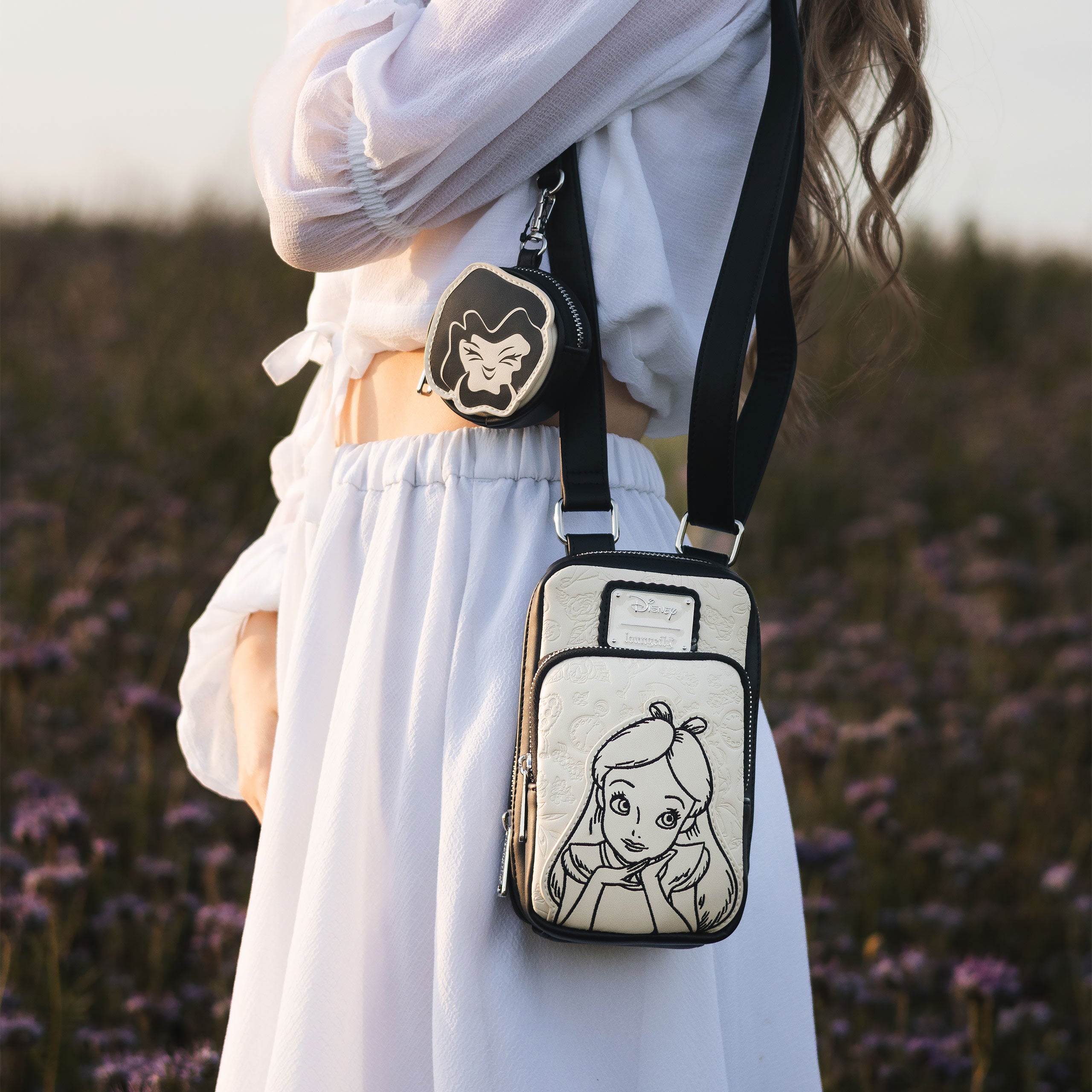 Product image Alice in Wonderland - Floral Crossbody Bag with Wallet