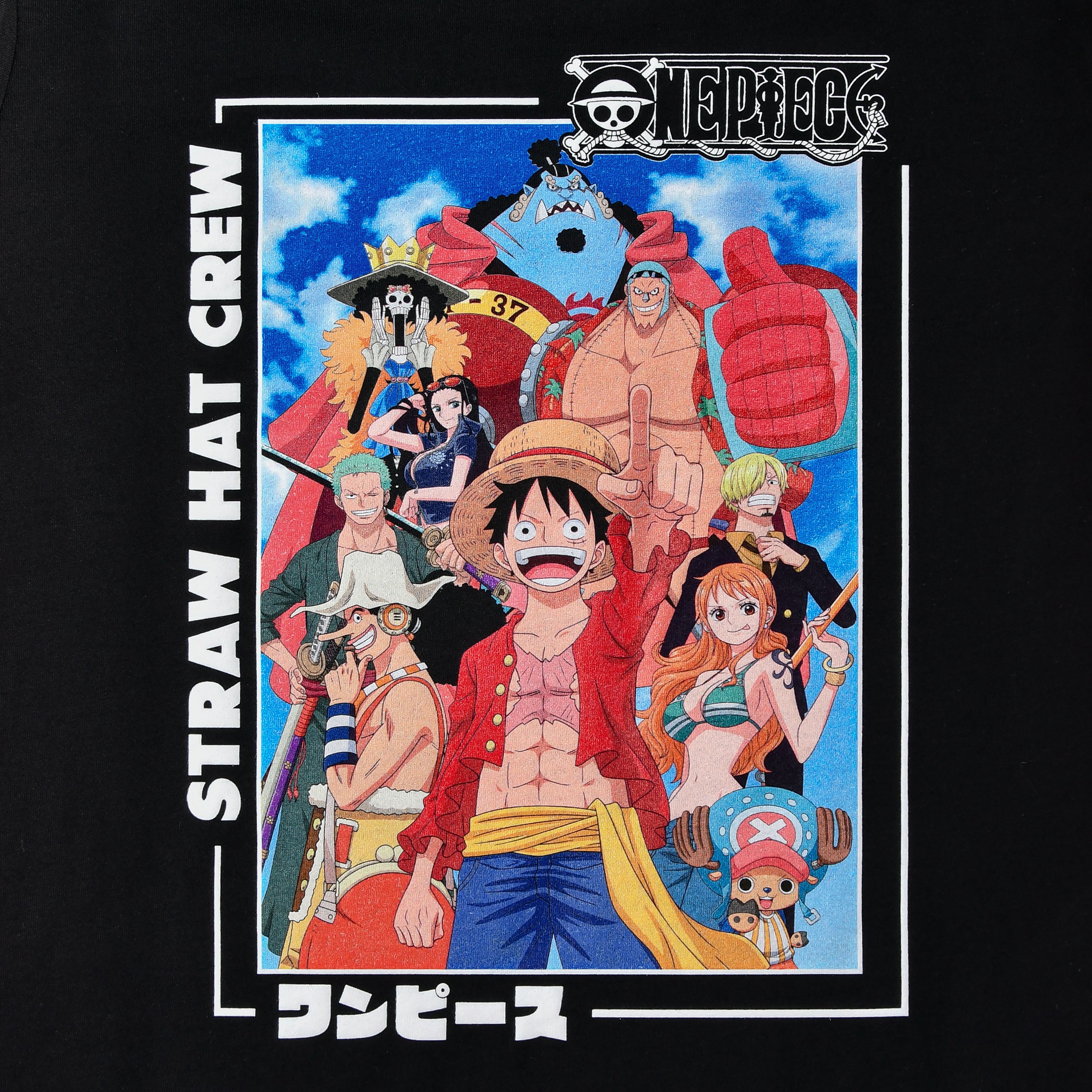Product image One Piece - Straw Hat Pirate Crew T-Shirt Black