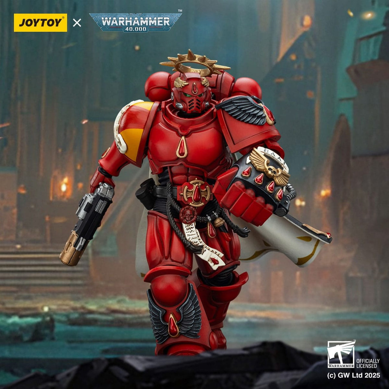 Product image Warhammer 40k: Combat Patrol Blood Angels - Captain with Inferno Pistol & Power Fist Action Figure 20cm