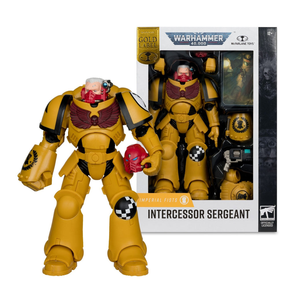 Product image Warhammer 40k - Intercessor Sergeant (Imperial Fist) (Gold Label) Action Figure 18cm