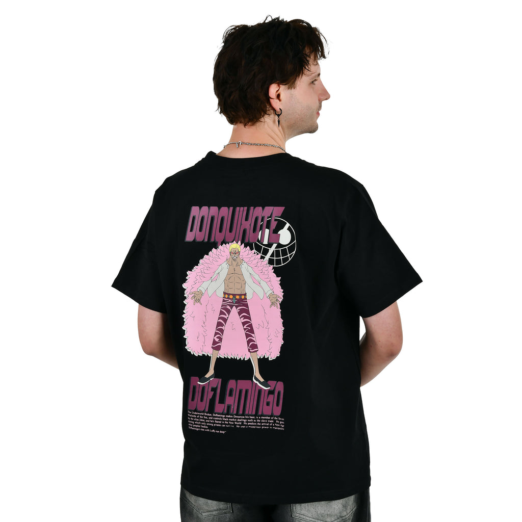 Product image One Piece - Don Quixote Doflamingo Oversize T-Shirt Black