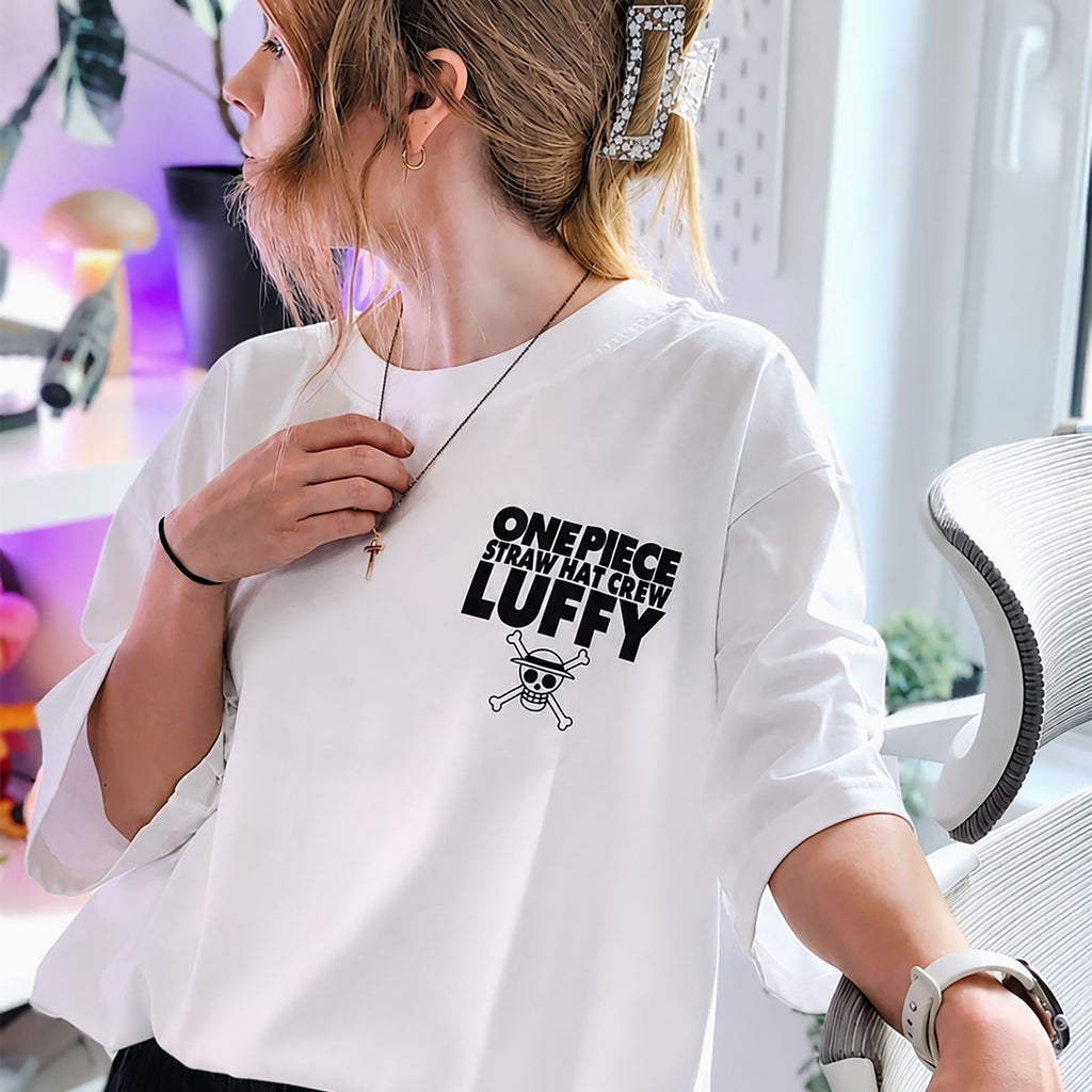 Product image One Piece - Luffy Oversize T-Shirt White