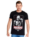 Product image Mando Wherever I Go He Goes T-Shirt Black - Star Wars The Mandalorian