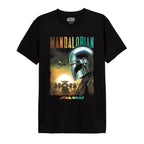 Product image Mando and Grogu Poster T-Shirt Black - Star Wars The Mandalorian