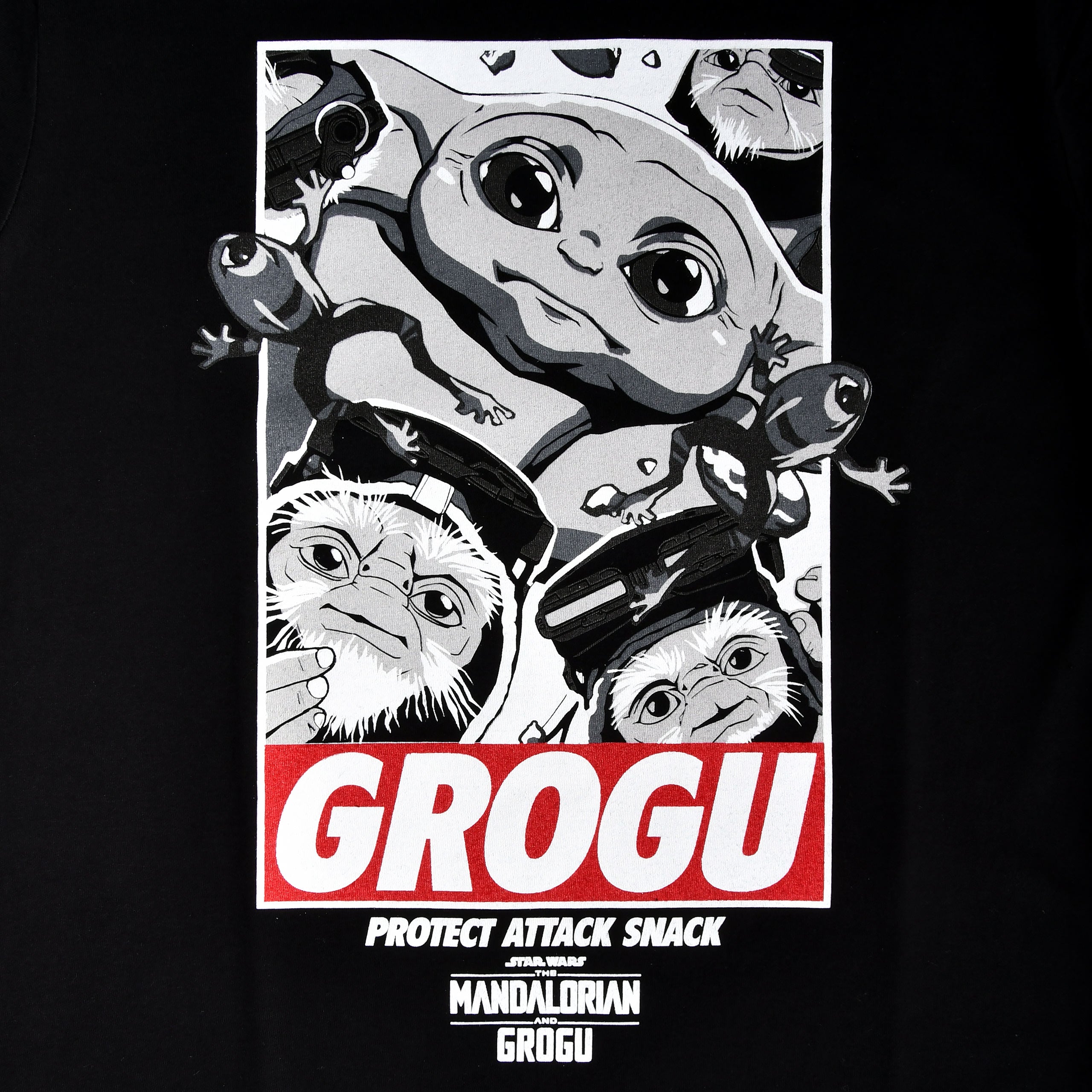 Product image Grogu Protect Attack Snack T-Shirt - Star Wars The Mandalorian