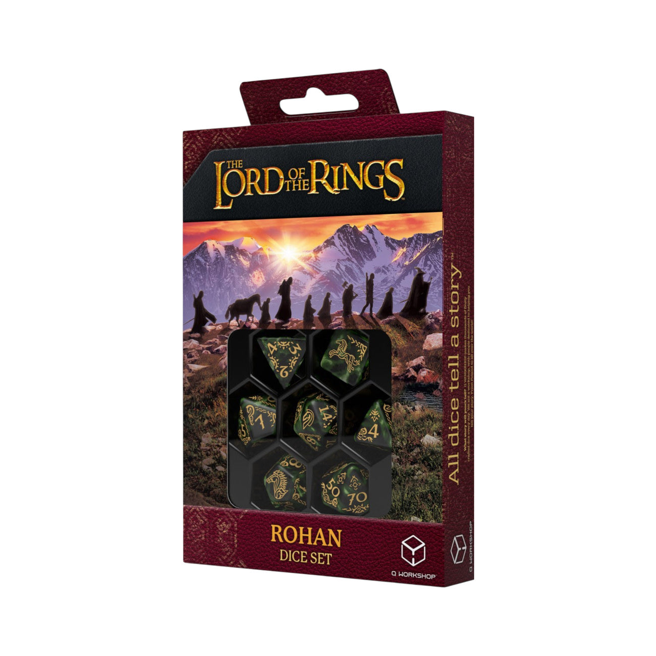 Product image The Lord of the Rings - Rohan RPG Dice Set (7 pieces)