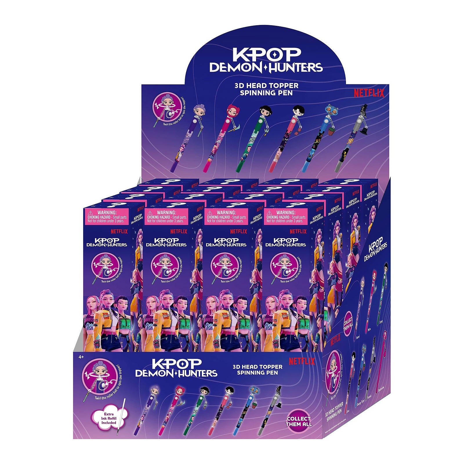 Product image KPop Demon Hunters - Mystery Characters 3D Pens 16-Piece Display E1096251
