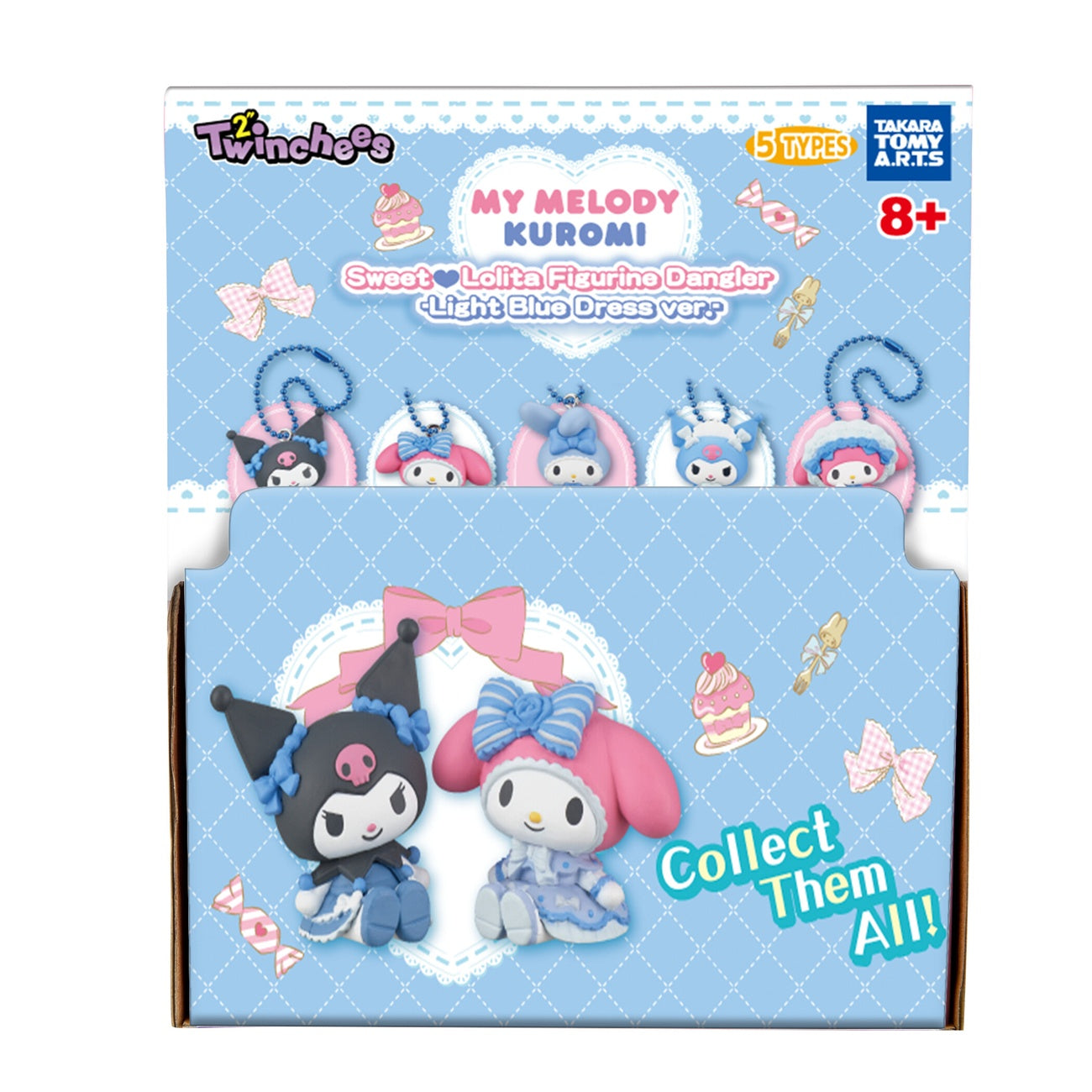 Product image Sanrio - My Melody and Kuromi Sweet Lolita Mystery Twinchees Keychain