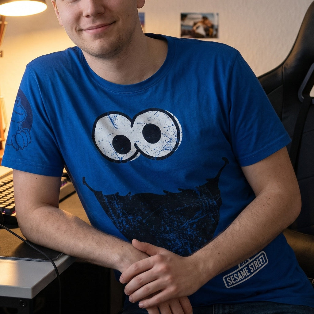 Product image Sesame Street - Cookie Monster Blue T-Shirt