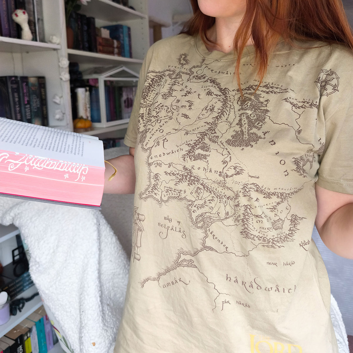Product image The Lord of the Rings - Middle-earth Map T-Shirt brown