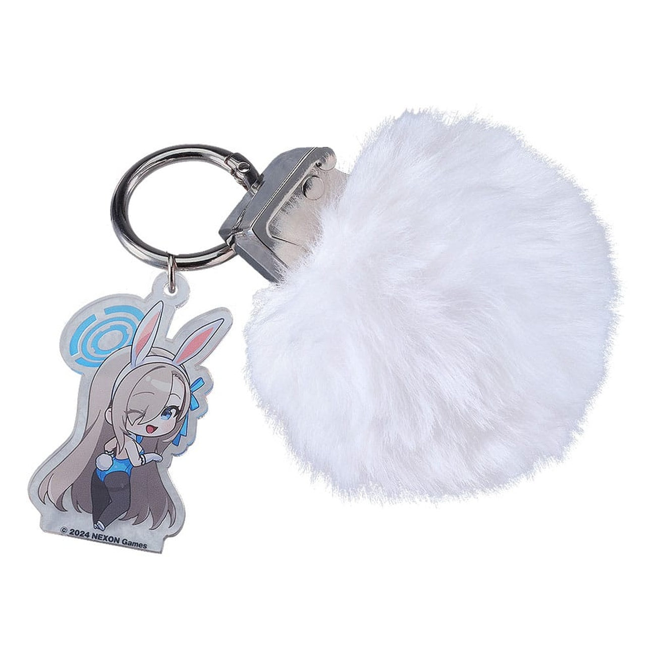 Product image Blue Archive - Asuna's Rabbit Tail Grenade Acrylic Keychain