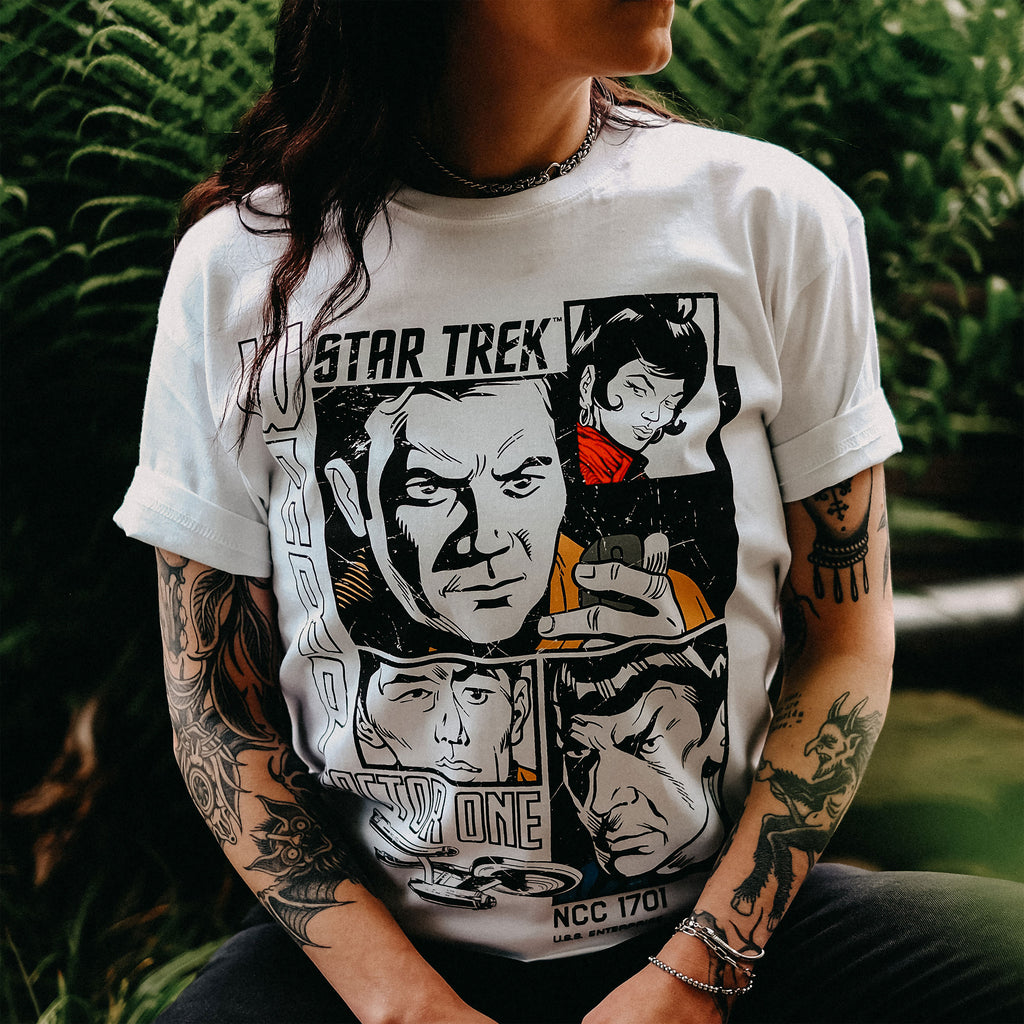 Product image Star Trek - Warp 1 Retro T-Shirt White