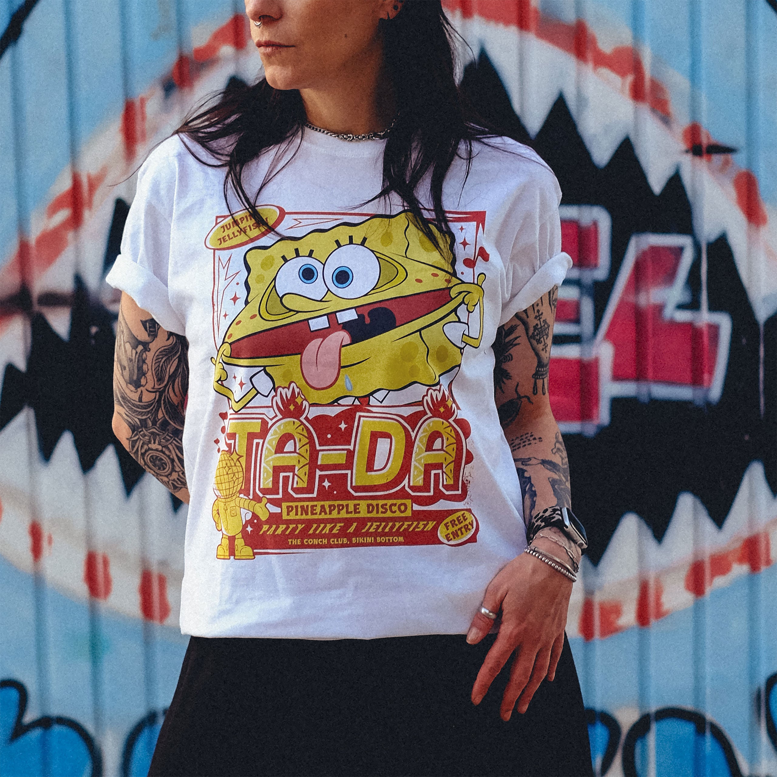 Product image SpongeBob - Party Like a Jellyfish T-Shirt white