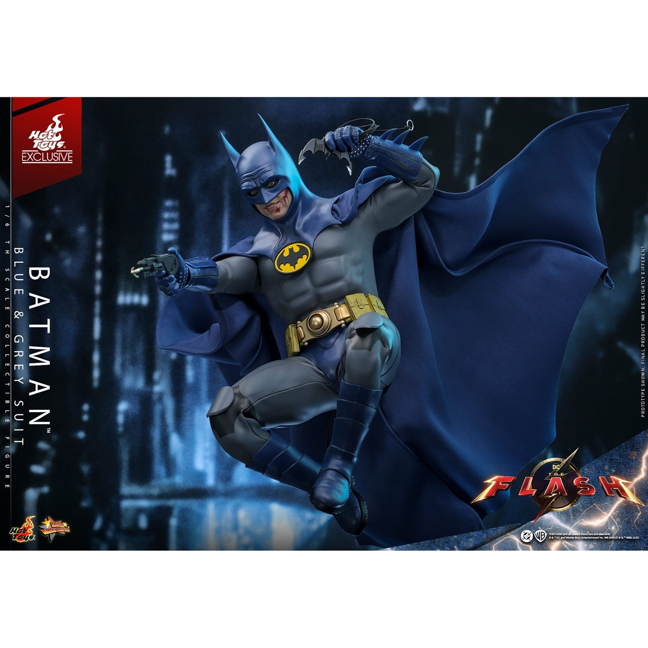 Product image The Flash - Batman Masterpiece Action Figure 1:6 Blue & Grey Suit Limited Edition