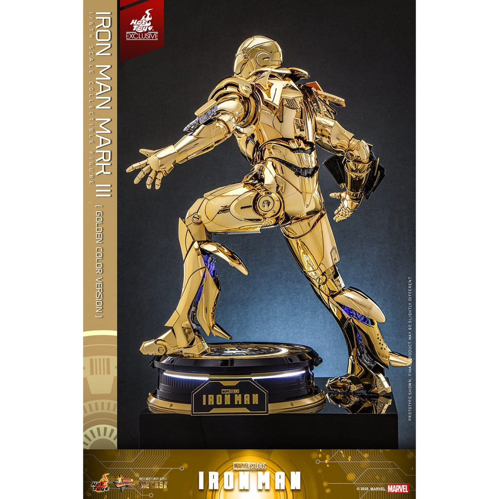 Product image Iron Man - Iron Mark III Masterpiece Action Figure 1:6 Gold Color Version Exclusive