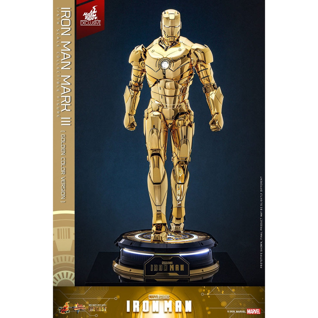 Product image Iron Man - Iron Mark III Masterpiece Action Figure 1:6 Gold Color Version Exclusive
