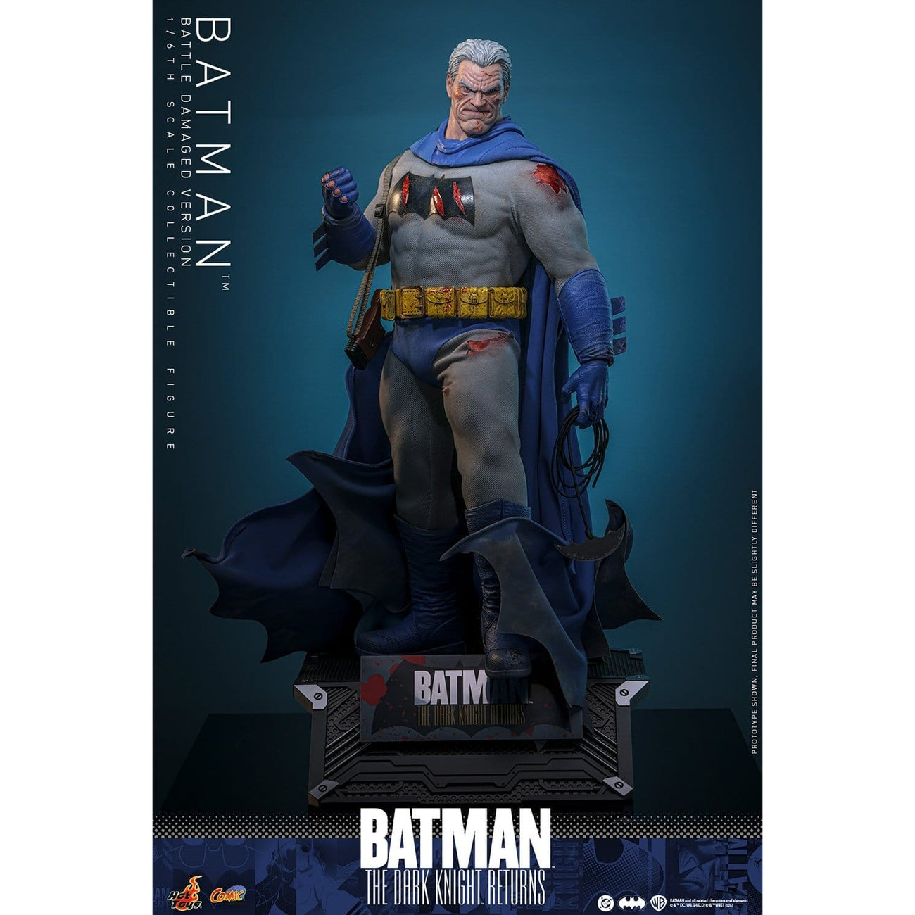 Product image Batman: The Dark Knight Returns - Batman Masterpiece Action Figure 1:6 Battle Damaged Version