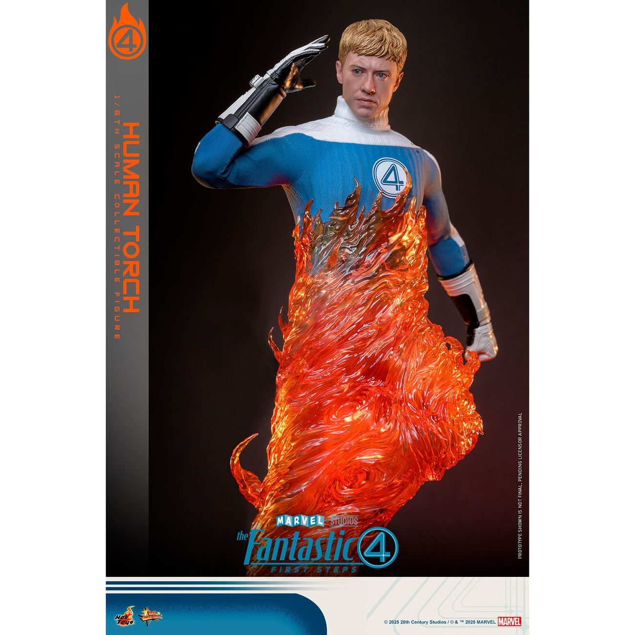Product image The Fantastic Four: First Steps - Human Torch Masterpiece Action Figure 1:6