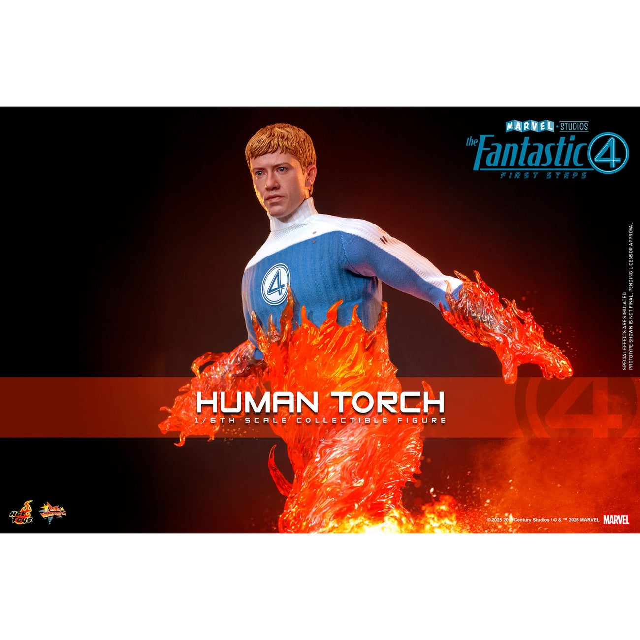 Product image The Fantastic Four: First Steps - Human Torch Masterpiece Action Figure 1:6