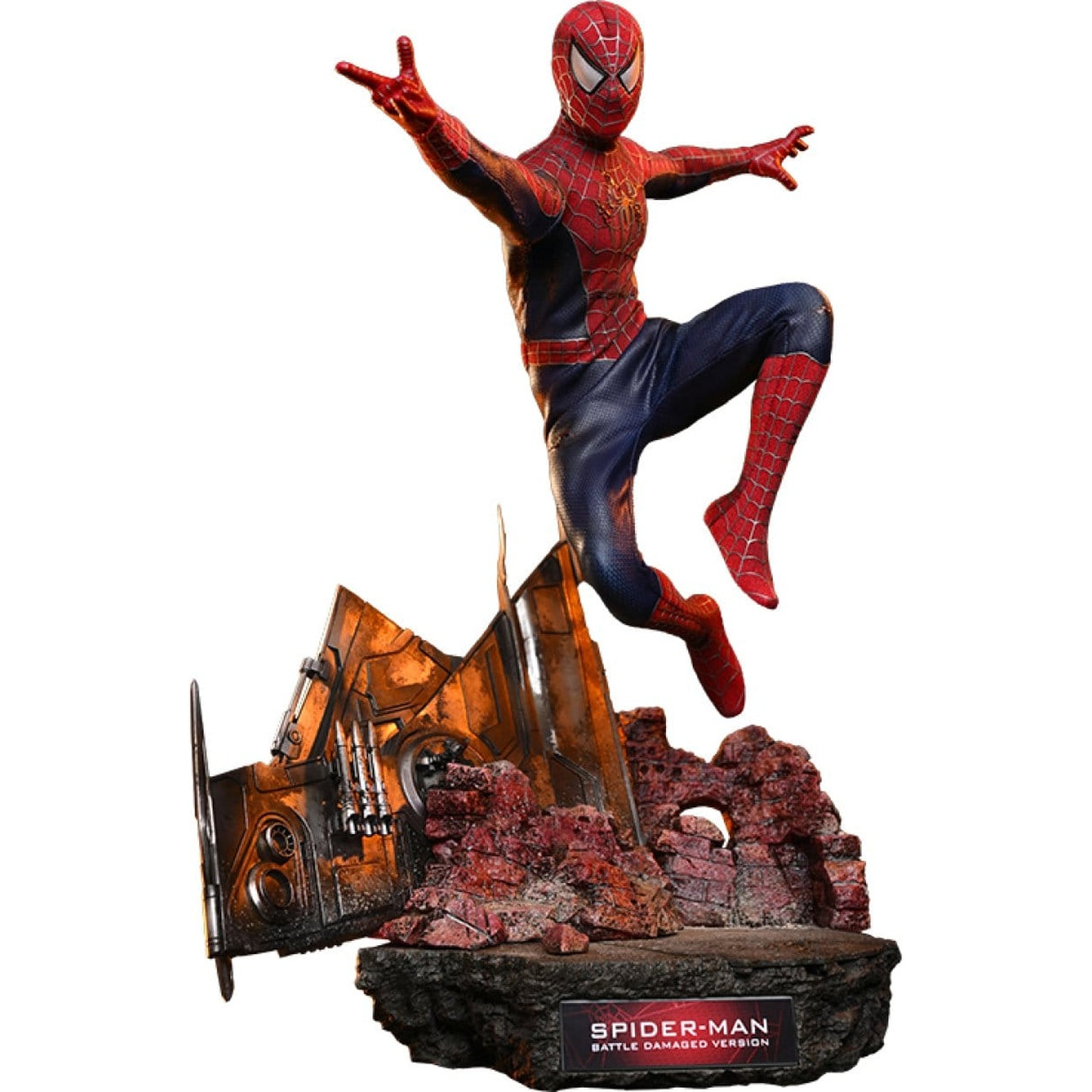 Product image Marvel - Spider-Man Masterpiece 1:6 Scale Action Figure Battle Damaged Version