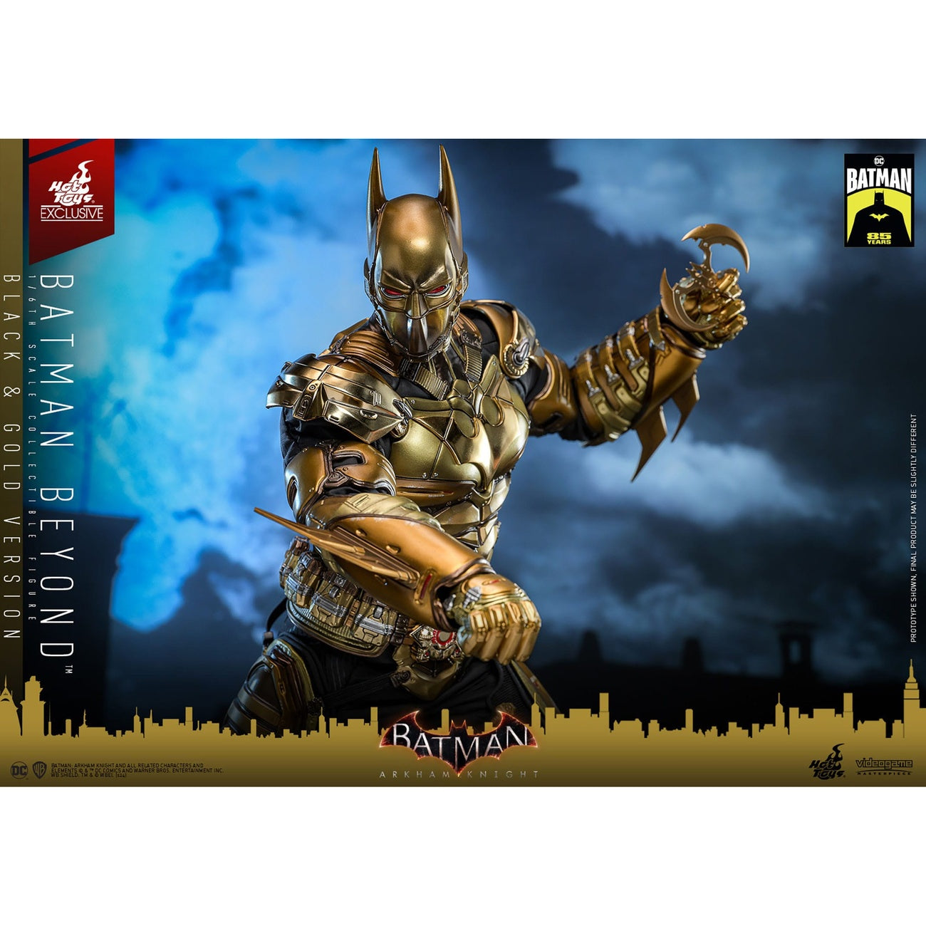 Product image Batman: Arkham Knight - Batman Beyond Masterpiece 1:6 Action Figure Black & Gold Version