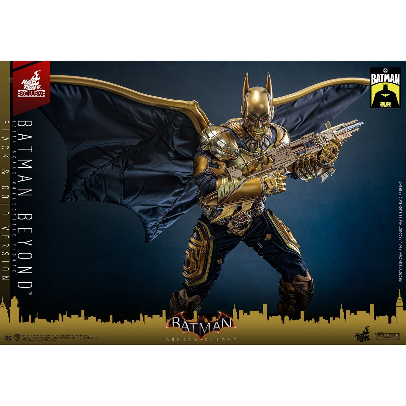Product image Batman: Arkham Knight - Batman Beyond Masterpiece 1:6 Action Figure Black & Gold Version