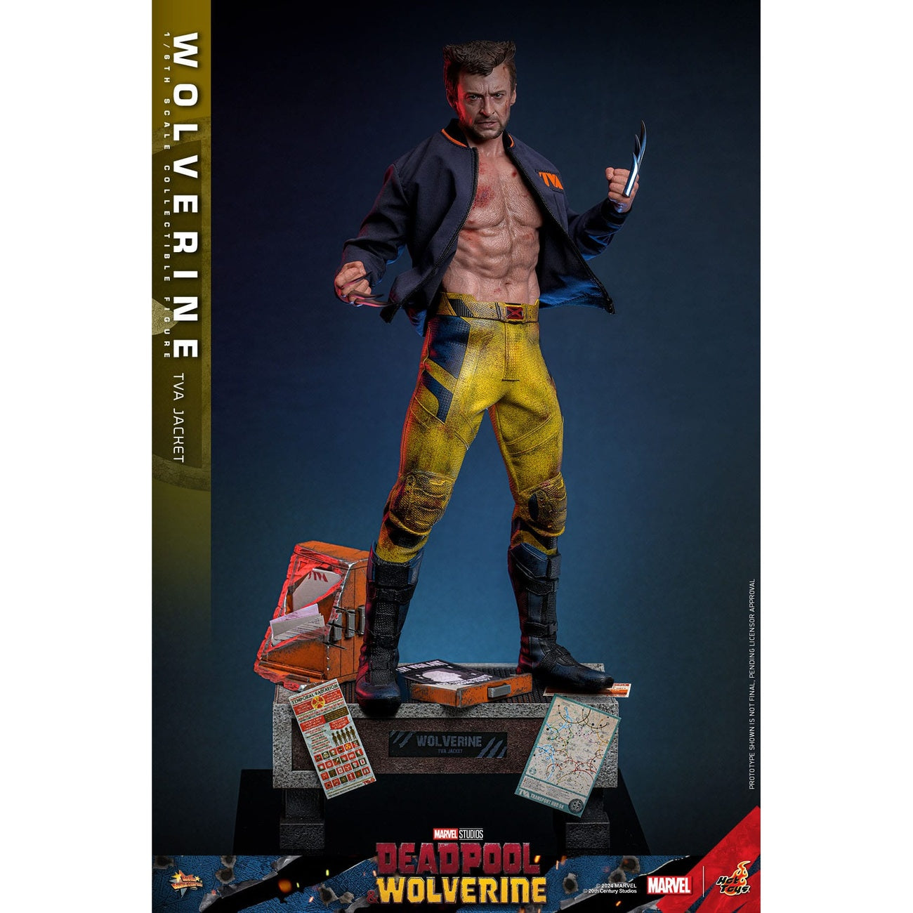 Product image Wolverine Masterpiece 1:6 Action Figure TVA Jacket Version – Deadpool & Wolverine