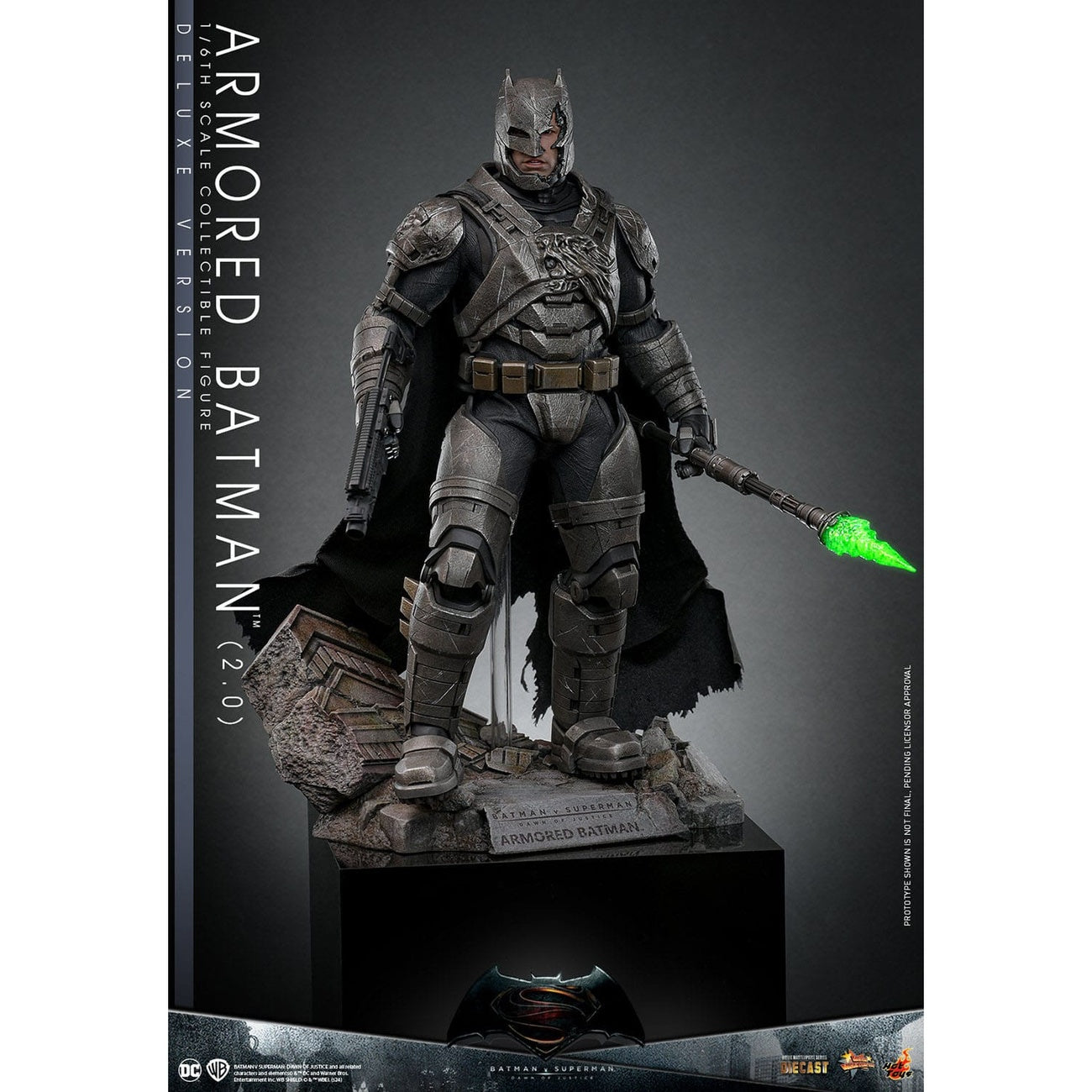 Product image Batman v Superman: Dawn of Justice – Armored Batman Masterpiece Action Figure 1:6 Armored Batman Deluxe Version